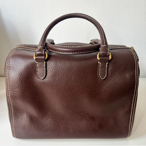 Lauren by Ralph Lauren Brown Leather Boston Bag - Great Condition - Picture 2 of 10